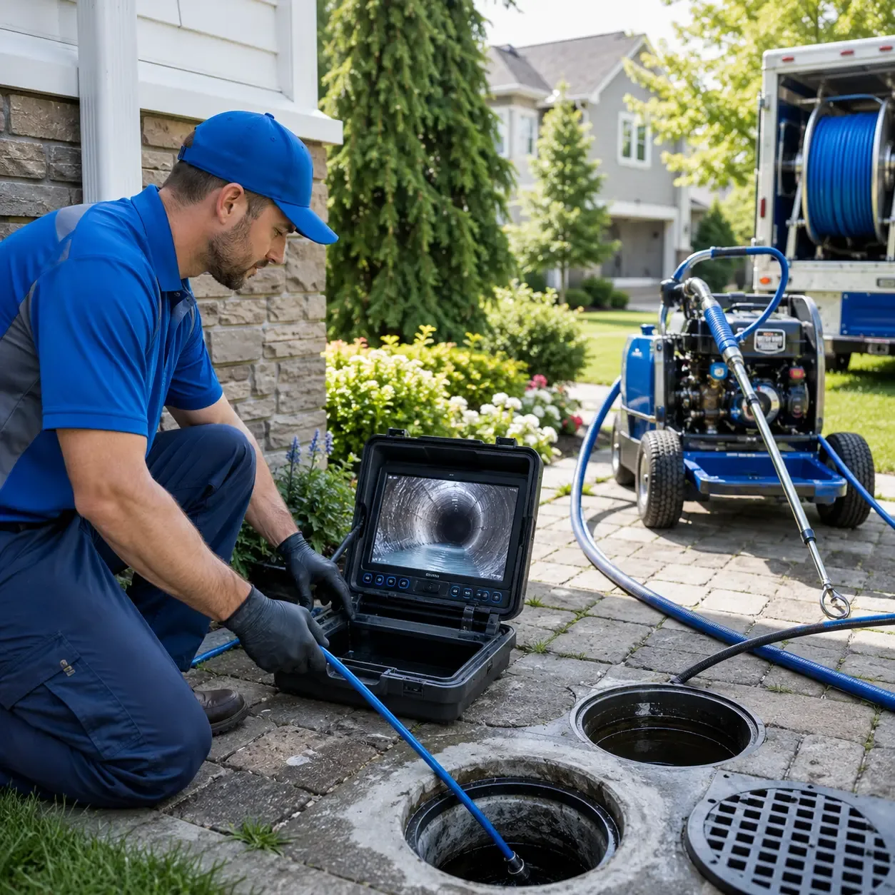 Outdoor drain cleaning professionals serving Midland Park, NJ